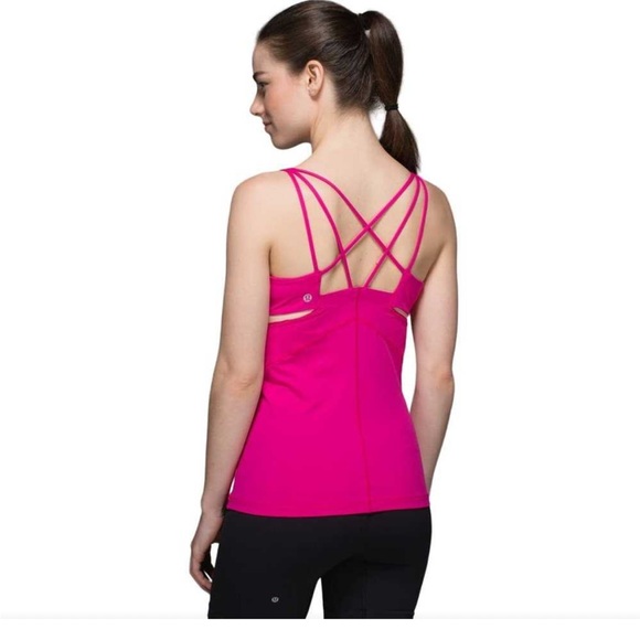 Lululemon pink cutout top - Picture 2 of 6